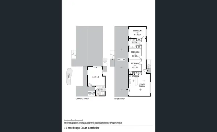 Floorplan of Homely house listing, 15 Mardango Crescent, Batchelor NT 845