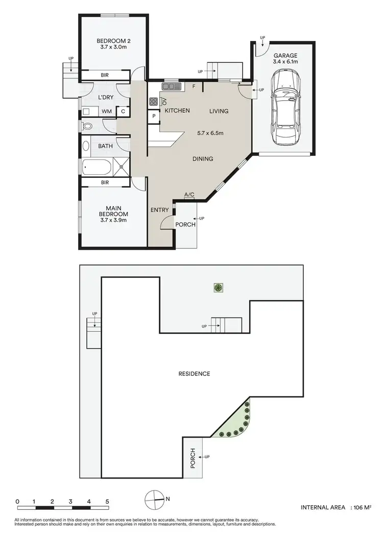 Floorplan of Homely unit listing, 5/24-26 Newport Road, Clayton South VIC 3169