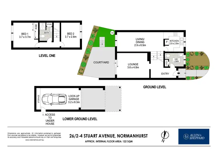 Floorplan of Homely townhouse listing, 26/2-4 Stuart Avenue, Normanhurst NSW 2076