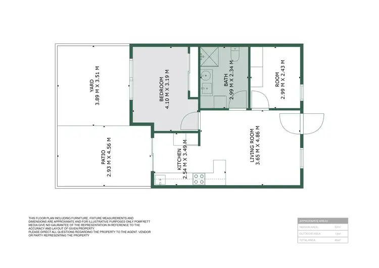 Floorplan of Homely villa listing, 63/144 Dorville Road, Carseldine QLD 4034