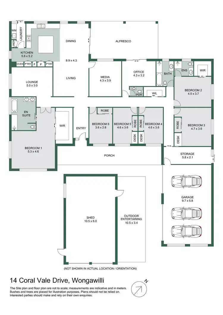 Floorplan of Homely house listing, 14 Coral Vale Drive, Wongawilli NSW 2530