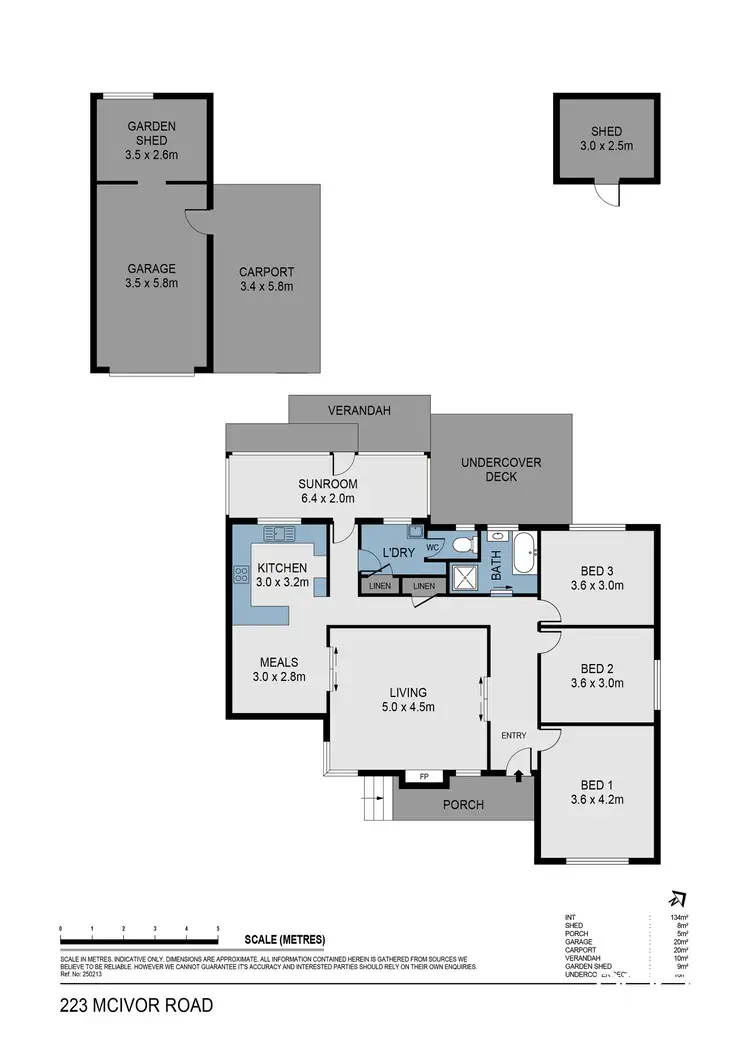 Floorplan of Homely house listing, 223 McIvor Road, Strathdale VIC 3550