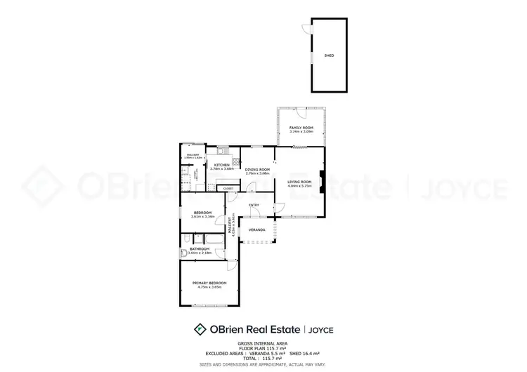 Floorplan of Homely house listing, 27 Graham Avenue, Wangaratta VIC 3677