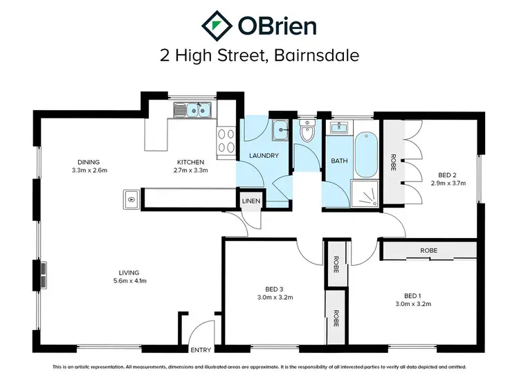 Floorplan of Homely house listing, 2 High Street, Bairnsdale VIC 3875