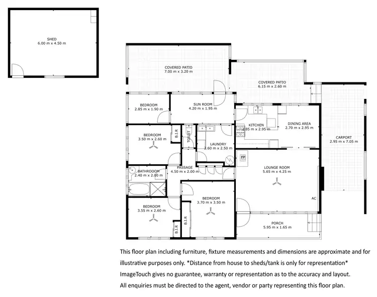 Floorplan of Homely house listing, 37 Flinders Highway, Port Lincoln SA 5606
