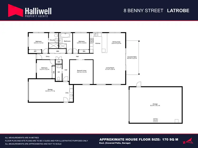 Floorplan of Homely house listing, 8 Benny Street, Latrobe TAS 7307