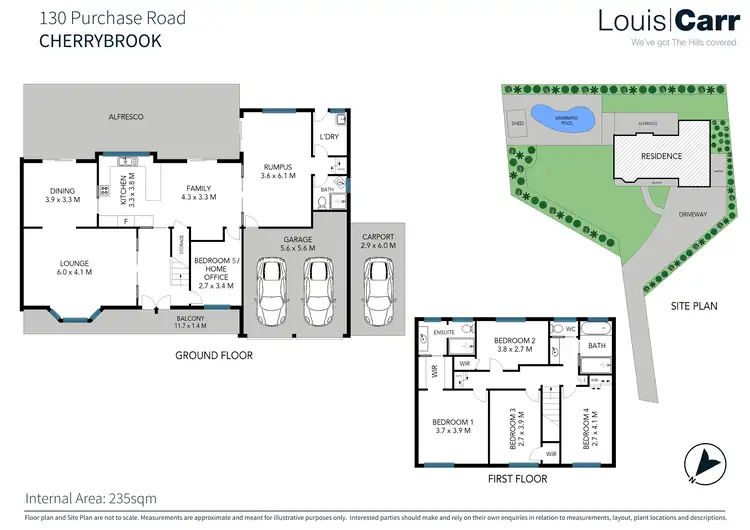 Floorplan of Homely house listing, 130 Purchase Road, Cherrybrook NSW 2126