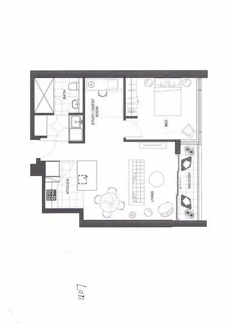 Floorplan of Homely apartment listing, r1007/220 Pacific Highway, Crows Nest NSW 2065