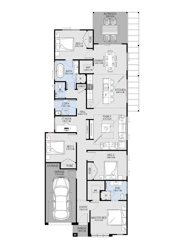 Floorplan of Homely house listing, 19 Saturn Street, Leppington NSW 2179