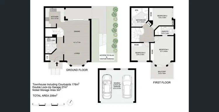 Floorplan of Homely townhouse listing, 4/65-67 Dover Road, Rose Bay NSW 2029