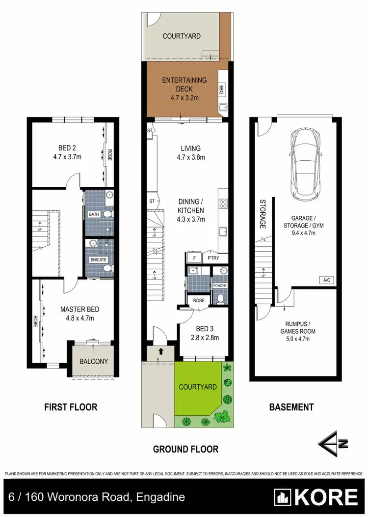 Floorplan of Homely townhouse listing, 6/160 Woronora Road, Engadine NSW 2233