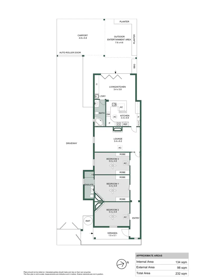 Floorplan of Homely house listing, 1 Pasquin Street, Glenelg North SA 5045