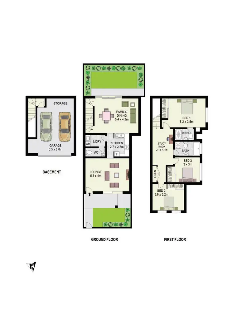 Floorplan of Homely townhouse listing, 11/14 Valeria Street, Toongabbie NSW 2146