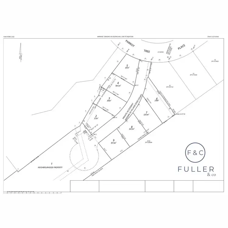 Floorplan of Homely land listing, 6-9/54 Parrot Tree Place, Bangalow NSW 2479
