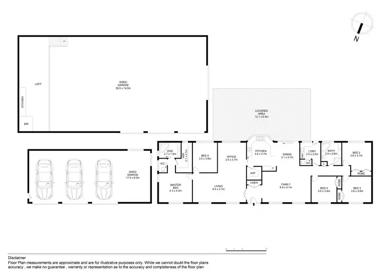 Floorplan of Homely rural property listing, 154 Sackville Ferry Road, South Maroota NSW 2756