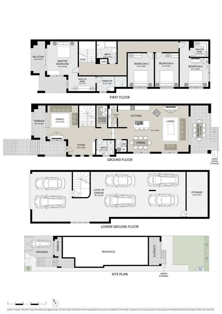 Floorplan of Homely semi-detached listing, 54 Mons Street, Lidcombe NSW 2141