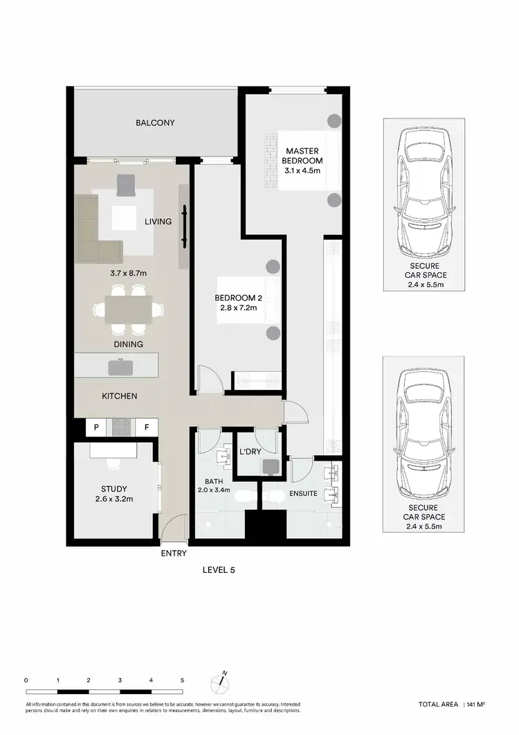 Floorplan of Homely apartment listing, 402/1 Lucinda Avenue, Norwest NSW 2153