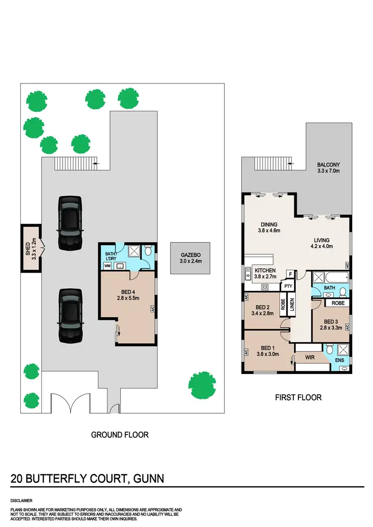 Floorplan of Homely house listing, 20 Butterfly Court, Gunn NT 832