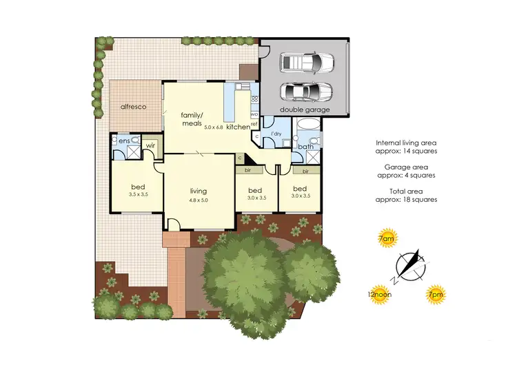 Floorplan of Homely house listing, 1/10 Poinciana Street, Frankston South VIC 3199