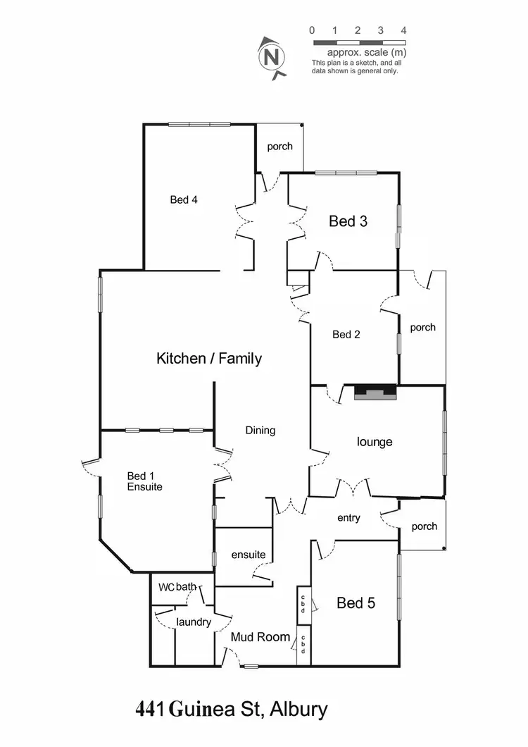 Floorplan of Homely house listing, 441 Guinea Street, Albury NSW 2640