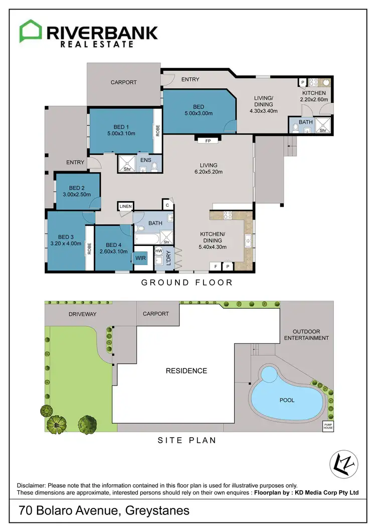Floorplan of Homely house listing, 70 Bolaro Avenue, Greystanes NSW 2145