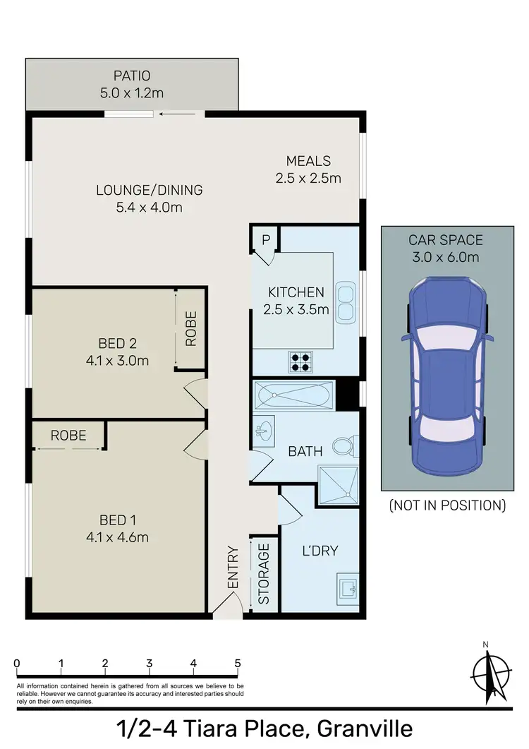 Floorplan of Homely house listing, 1/2-4 Tiara Place, Granville NSW 2142