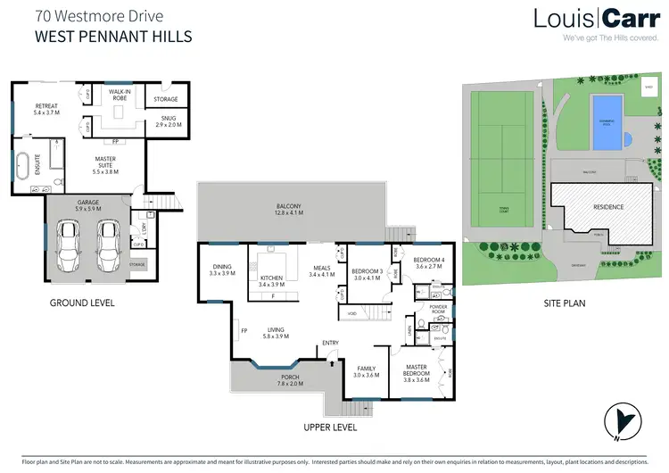 Floorplan of Homely house listing, 70 Westmore Drive, West Pennant Hills NSW 2125