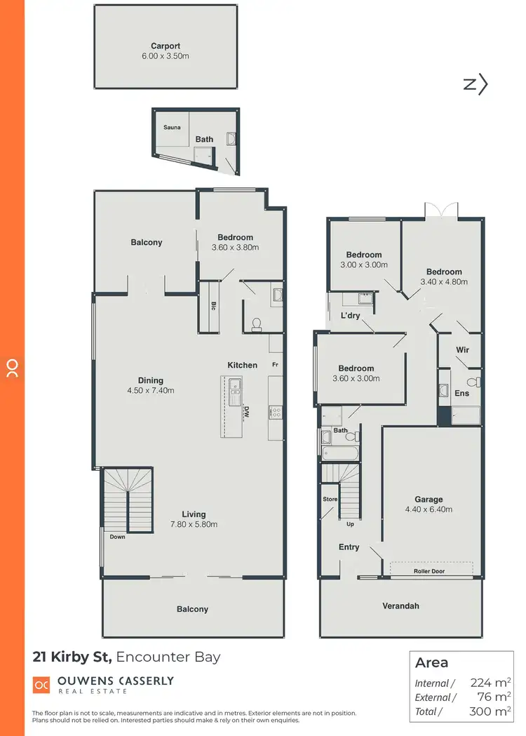 Floorplan of Homely house listing, 21 Kirby Street, Encounter Bay SA 5211