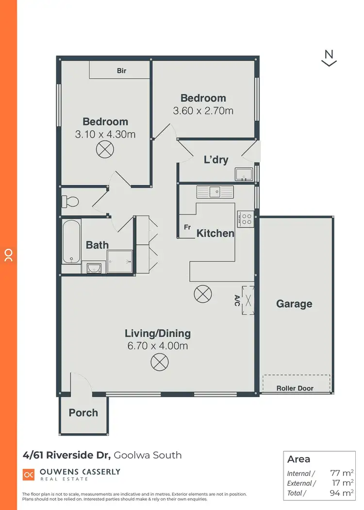 Floorplan of Homely unit listing, 4/61 Riverside Drive, Goolwa South SA 5214