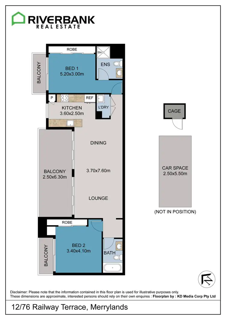 Floorplan of Homely unit listing, Address available on request