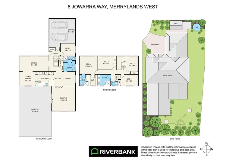 Floorplan of Homely house listing, 6 Jowarra Way, Merrylands NSW 2160