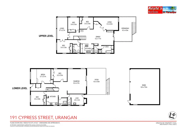 Floorplan of Homely house listing, 191 Cypress Street, Urangan QLD 4655