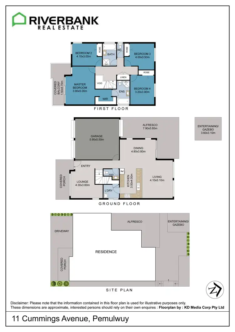 Floorplan of Homely house listing, 11 Cummings Avenue, Pemulwuy NSW 2145
