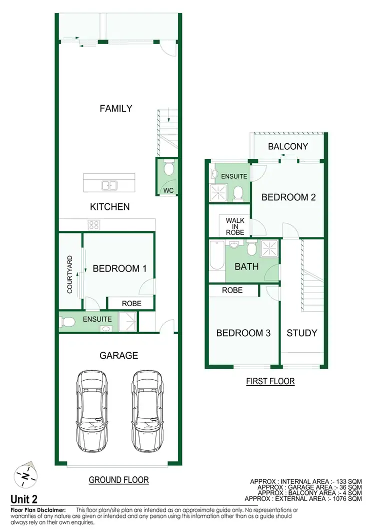 Floorplan of Homely townhouse listing, 2/1 Hedland Circuit, Flynn ACT 2615
