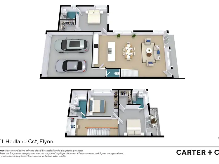 Floorplan of Homely townhouse listing, 2/1 Hedland Circuit, Flynn ACT 2615