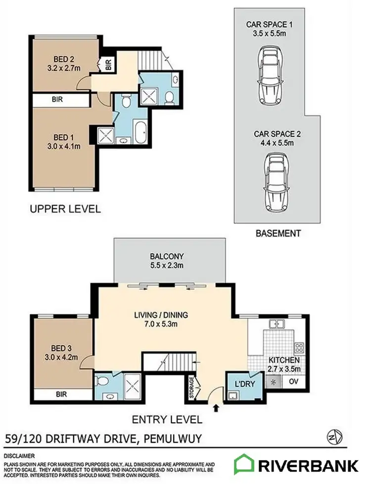 Floorplan of Homely unit listing, 59/120 Driftway Drive, Pemulwuy NSW 2145
