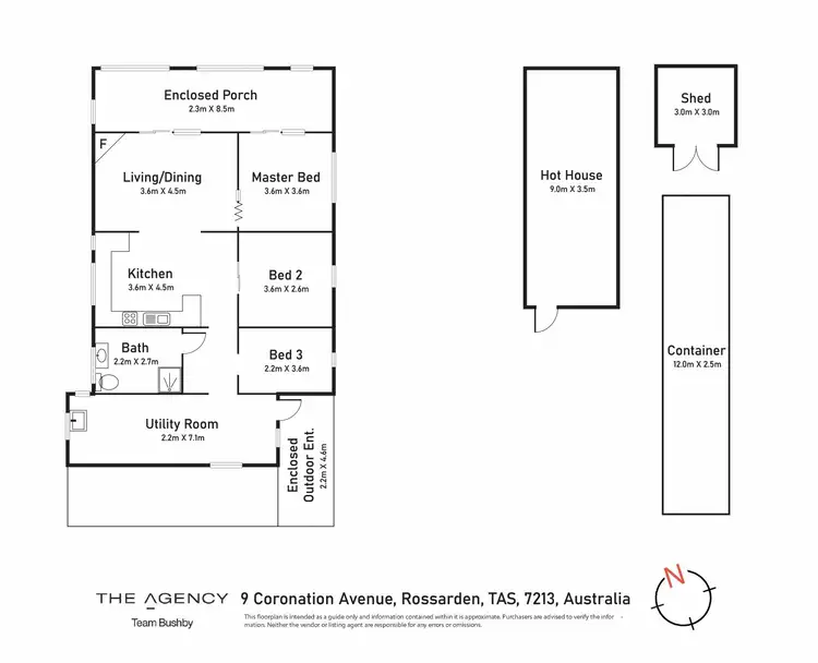 Floorplan of Homely house listing, 9 Coronation Avenue, Rossarden TAS 7213