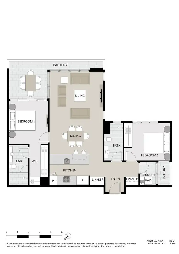 Floorplan of Homely apartment listing, 81/72 The Esplanade, Burleigh Heads QLD 4220