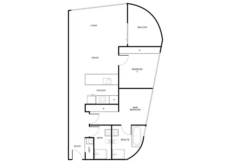 Floorplan of Homely apartment listing, 403/2 Terry Connolly Street, Coombs ACT 2611