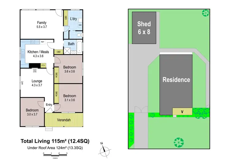 Floorplan of Homely house listing, 15 Lewis Street, Darnum VIC 3822