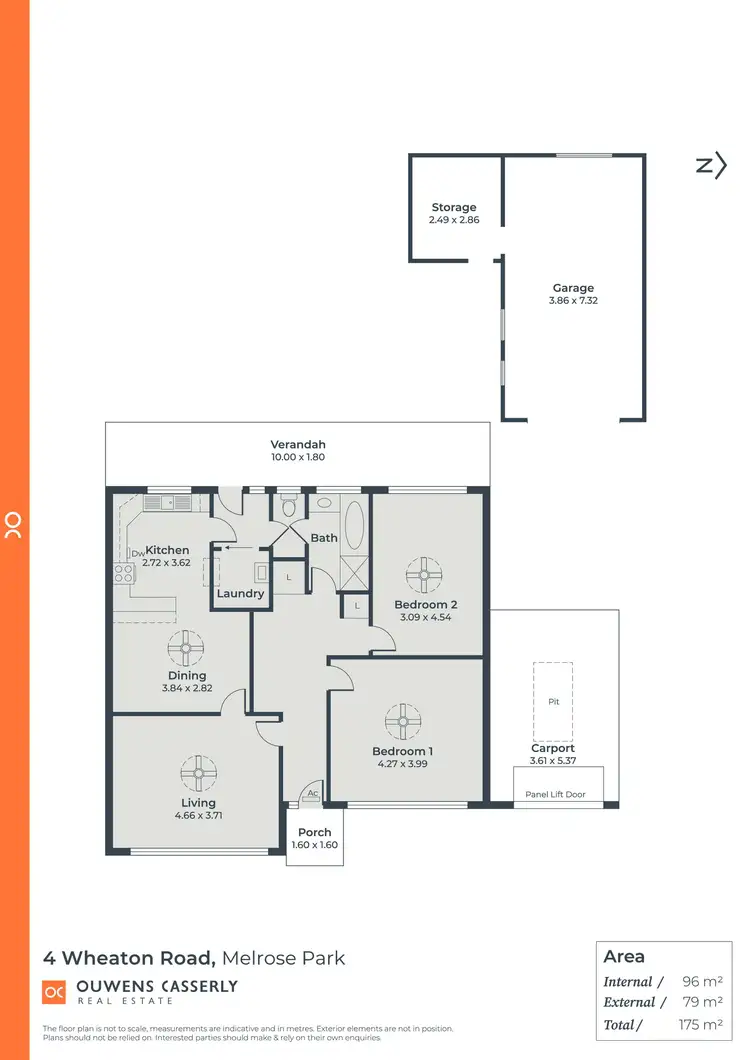 Floorplan of Homely house listing, 4 Wheaton Road, Melrose Park SA 5039