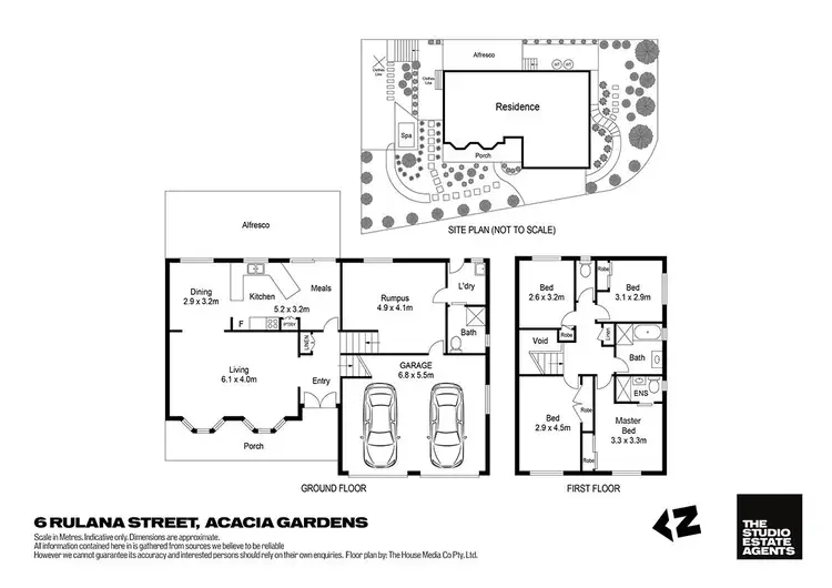 Floorplan of Homely house listing, 6 Rulana Street, Acacia Gardens NSW 2763