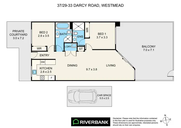 Floorplan of Homely unit listing, 37/29-33 Darcy Road, Westmead NSW 2145
