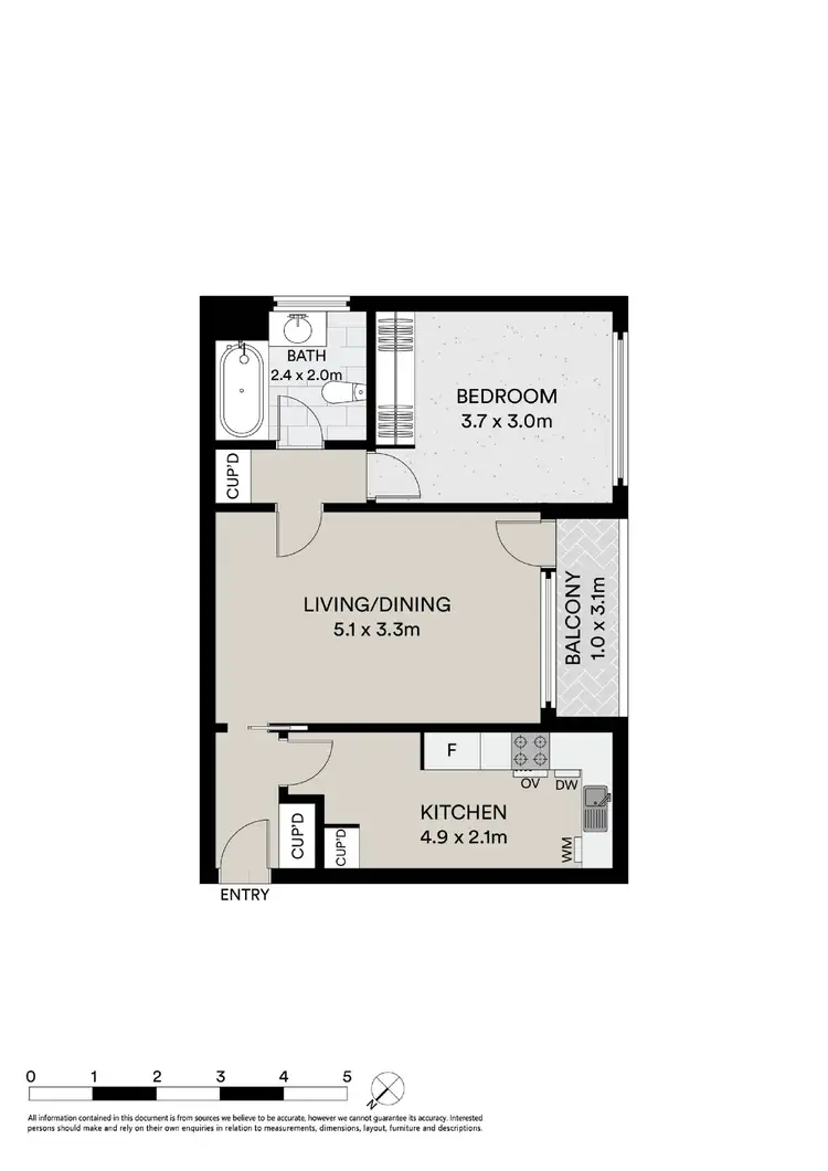 Floorplan of Homely apartment listing, 15/22-24 Eildon Road, St Kilda VIC 3182