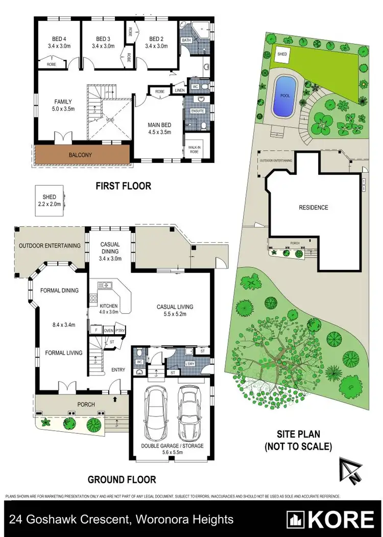 Floorplan of Homely house listing, 24 Goshawk Crescent, Woronora Heights NSW 2233