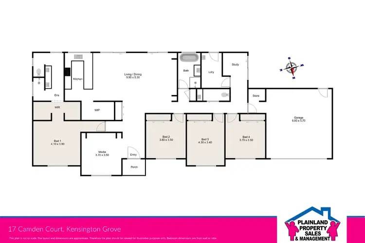 Floorplan of Homely house listing, 17 Camden Court, Kensington Grove QLD 4341