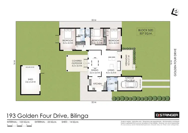 Floorplan of Homely house listing, 193 Golden Four Drive, Bilinga QLD 4225