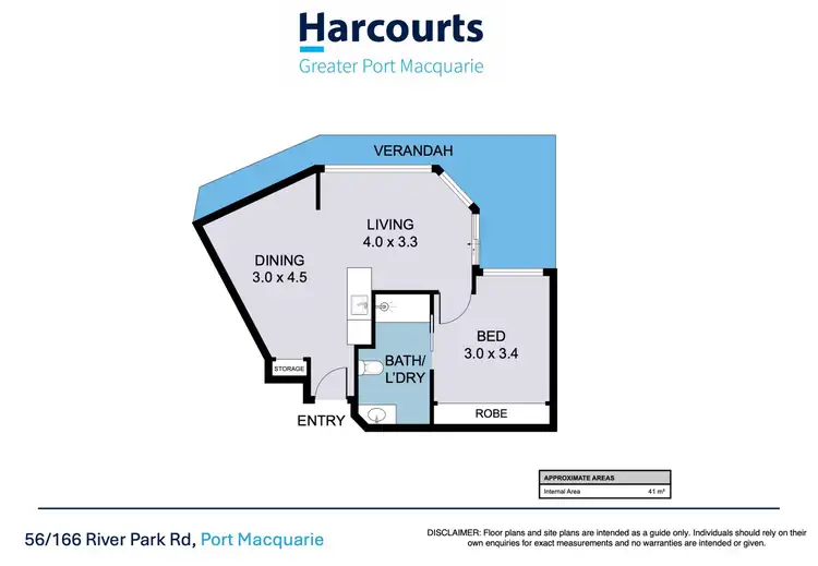 Floorplan of Homely retirement listing, 56/166 River Park Road, Port Macquarie NSW 2444