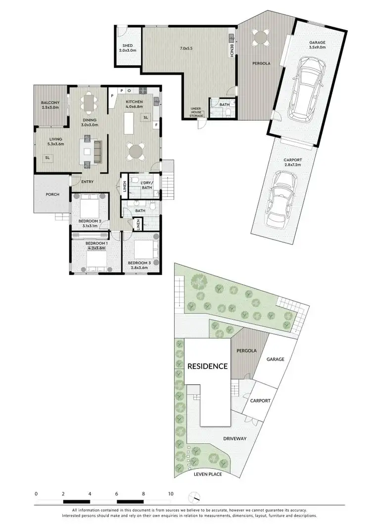 Floorplan of Homely house listing, 6 Leven Place, Northmead NSW 2152