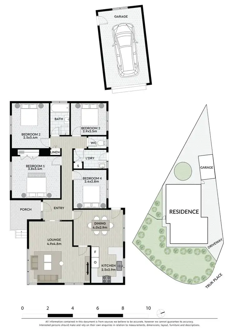 Floorplan of Homely house listing, 1 Truk Place, Kings Park NSW 2148